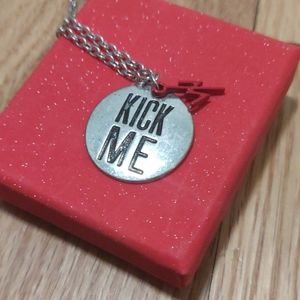 Sleeping with sirens kick me necklace